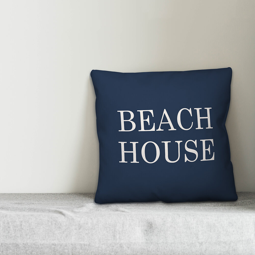 Designs Direct Creative Group Beach House Indoor/Outdoor Throw Pillow ...