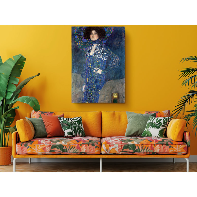«Floge 1902 Reproduction» par Gustav Klimt, 30" H x 20" W