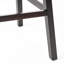 Tabourets de bar pivotants beiges à 360 degrés avec garniture cloutée, point gaufré et siège à boutons pour tabouret à la maison de 2 places, structure en bois d'hévéa