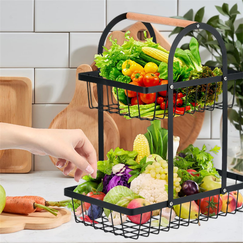 Belfry Kitchen Andrae Metal Fruit Basket