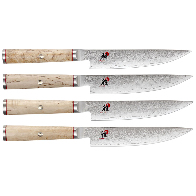 Miyabi Birchwood SG2 4-Piece Steak Knife Set