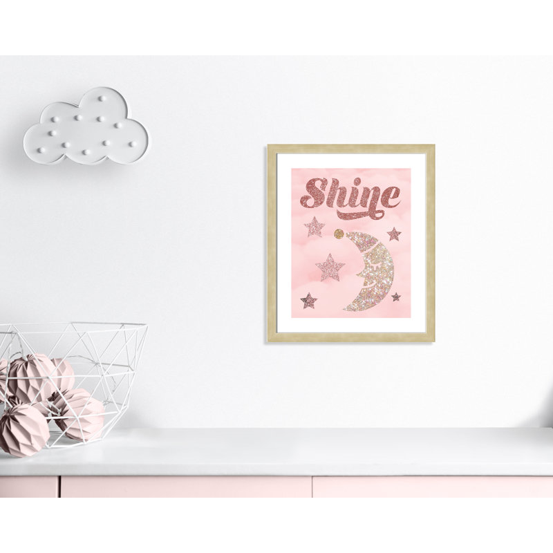 Paillettes, H 26,5 po x l 22,5 po x P 0,63 po, Encadré plat champagne