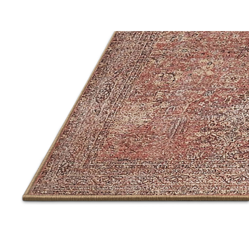 Tapis oriental rouge / beige Flodin, Rectangle de 5 pi x 8 pi