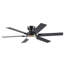 Ventilateur de plafond encastré 46 pales / 46 po à 6 pales avec lumières et télécommande Moderne 3 couleurs 6 vitesses-1780711464-1781965817
