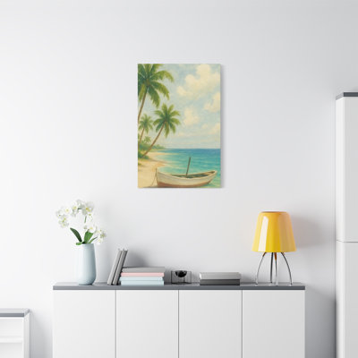 Apel Single Picture Frame Print on Canvas
