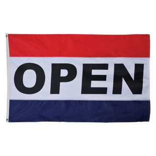 Double Sided 36'' H x 60'' W Polyester House Flag
