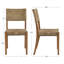 Ensemble de chaises de salle à manger en bois massif 21 po-2035732829