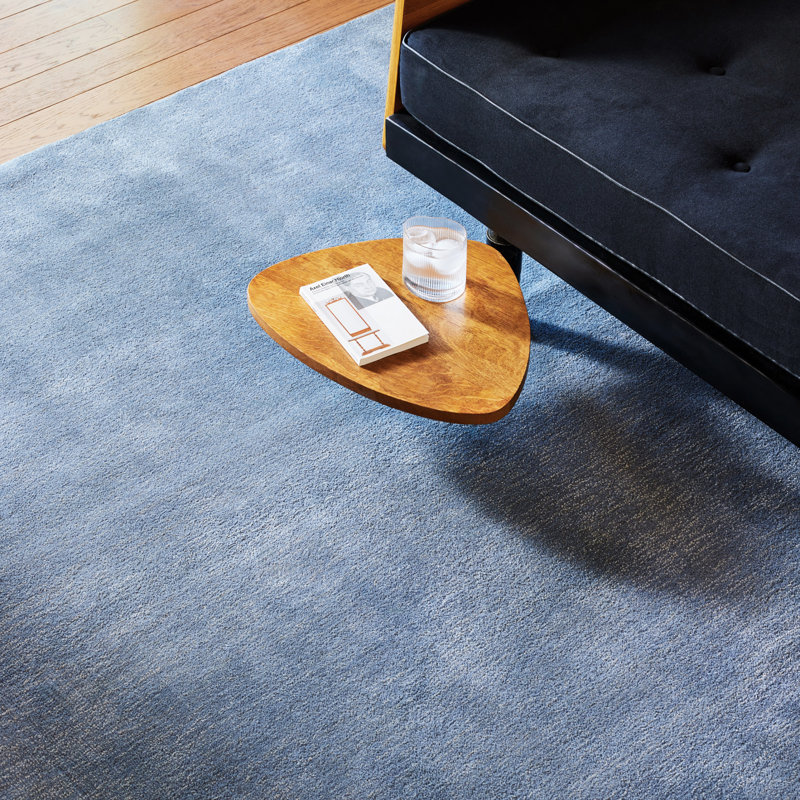 Tapis en mélange de laine moucheté Lahjar, Rectangle 4pi x 6 pi