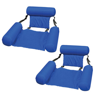 Poolmaster Water Chair Inflatable Swimming Pool Floats For Adults, 2 Pack