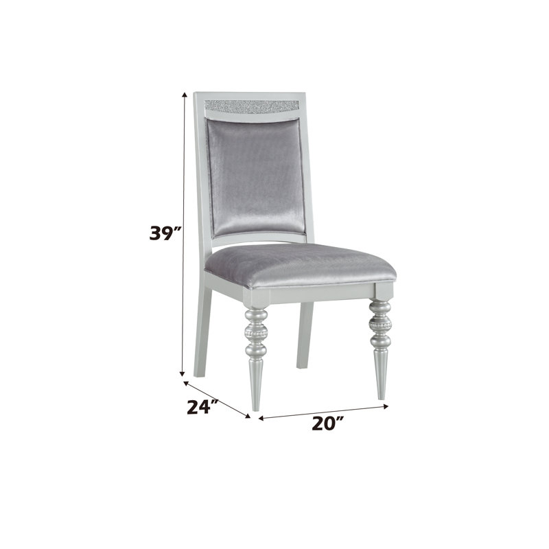 Chaise rembourrée Leda