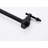 Matte Black Wall Mounted Pot Filler Faucet, Folding And 360 Rotatable For Functional Design, Double Handles Smooth Water Control, Brass Faucet In Black, Foldable Feature, Rotation, Easy Operation,-574042013