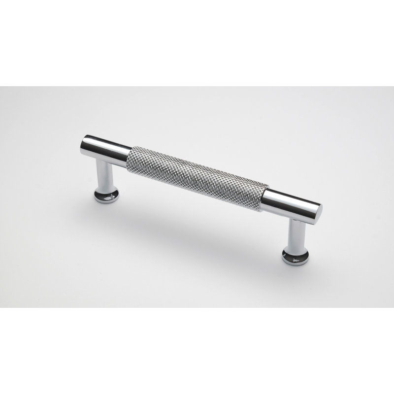 Pamplona 9.6 cm centre Bar Handle, Brushed Silver