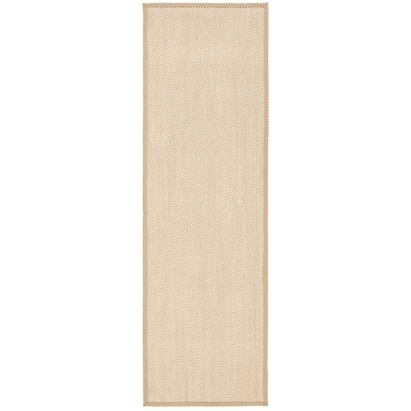 Benevides Machine Woven Tan Rug, Runner 76 x 244cm