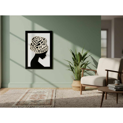 Decorative Framed MDF Painting