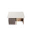 Ensemble de table basse et de repose-pieds rembourrés en polyester Haley Mid-Century-1603219206