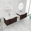 Meuble-lavabo à fermeture en douceur avec lavabo-114704365