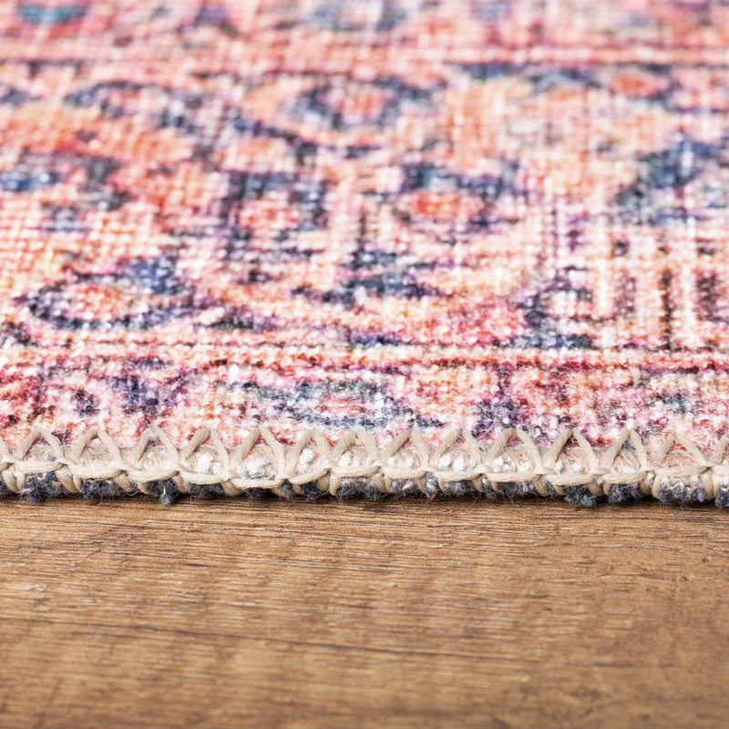 Luxurious Machine Washable Carpet, 100% Polyester, 7.5 x 10.8 Feet | Pile Height: 0.2 Inches, 1850 g/m² | Recycled Poly Cotton Underside, Easy Care, Perfect for Living Room & Bedroom, Soft & Durable Design