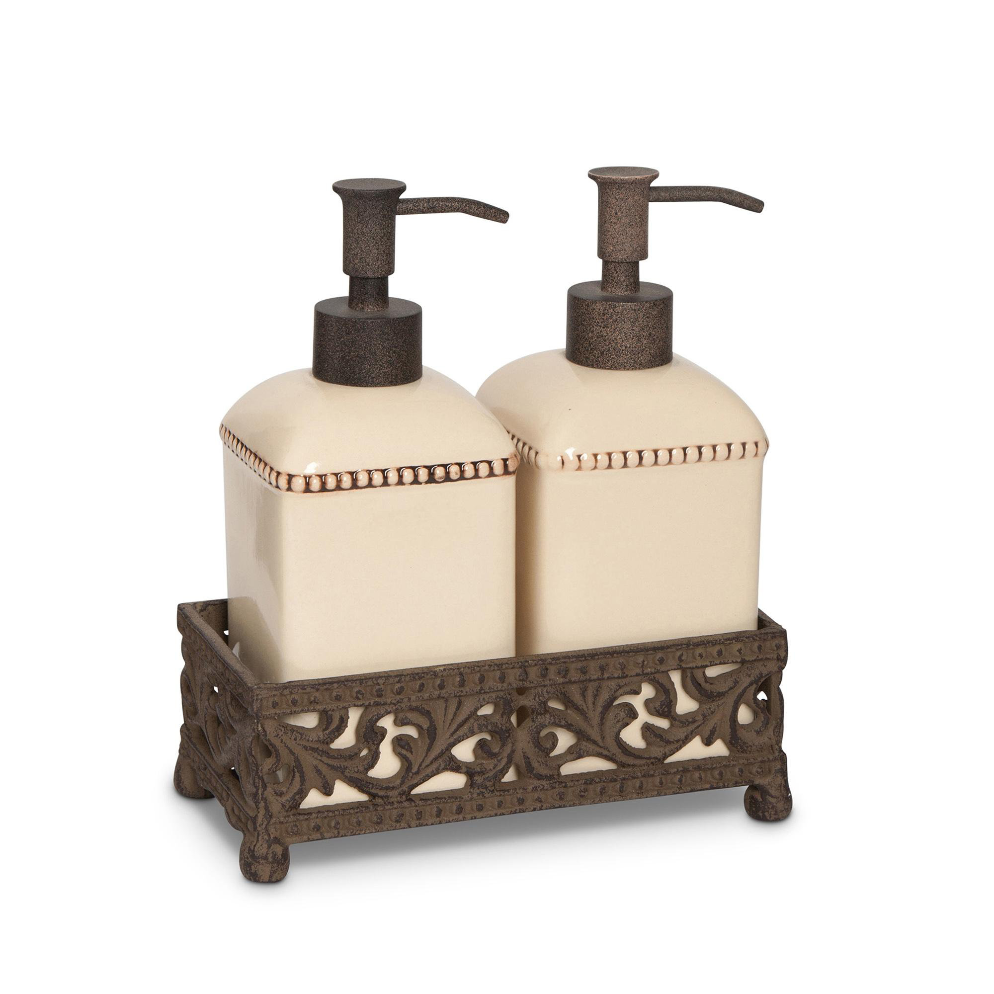 Park Hill Collection GG Collection Ceramic/Cast Aluminum Soap / Lotion Dispenser | Perigold