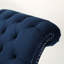 Chaise longue capitonnée sans accoudoirs
