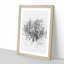 View of a Winter Forest - Picture Frame Painting Print-56853042-56853050