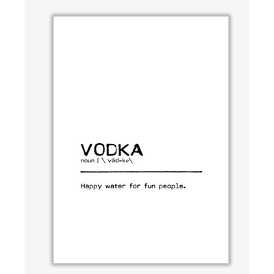 Vodka Happy - Print