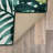 Contemporary Tropical Floral Leaves Non Slip Area Rug-616402921