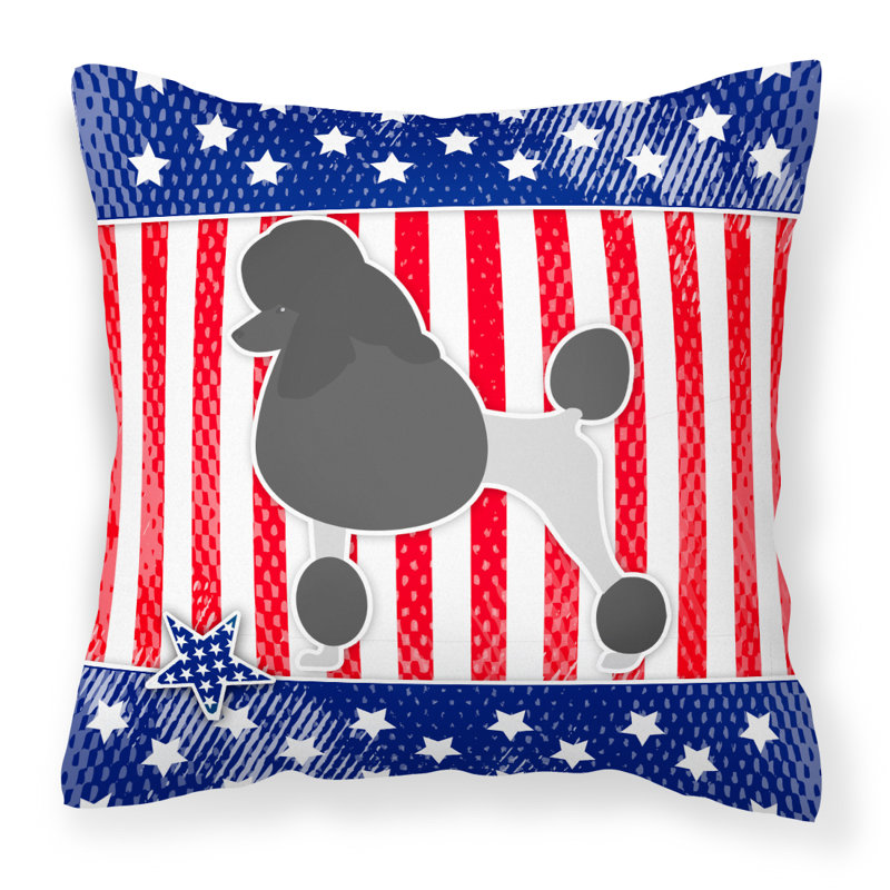 Coussin intérieur/extérieur Patriotic, H 18 po x l 18 po x P 3 po
