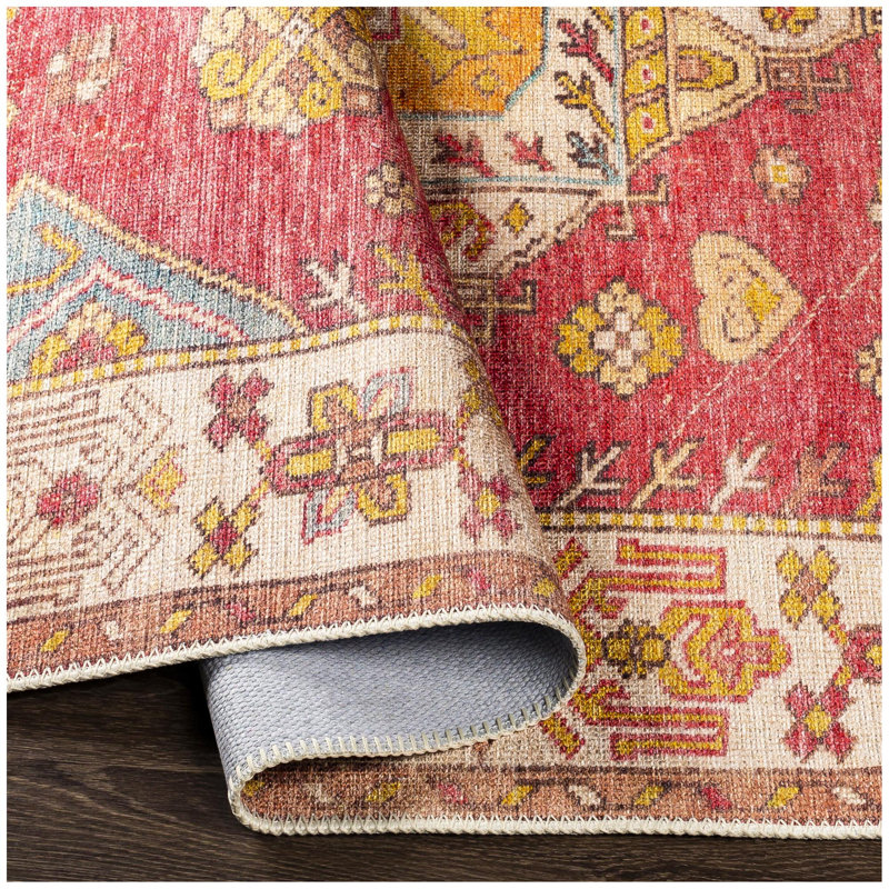 Hemmer Machine Washable Indoor Area Rug, Rectangle 8'10" x 12'