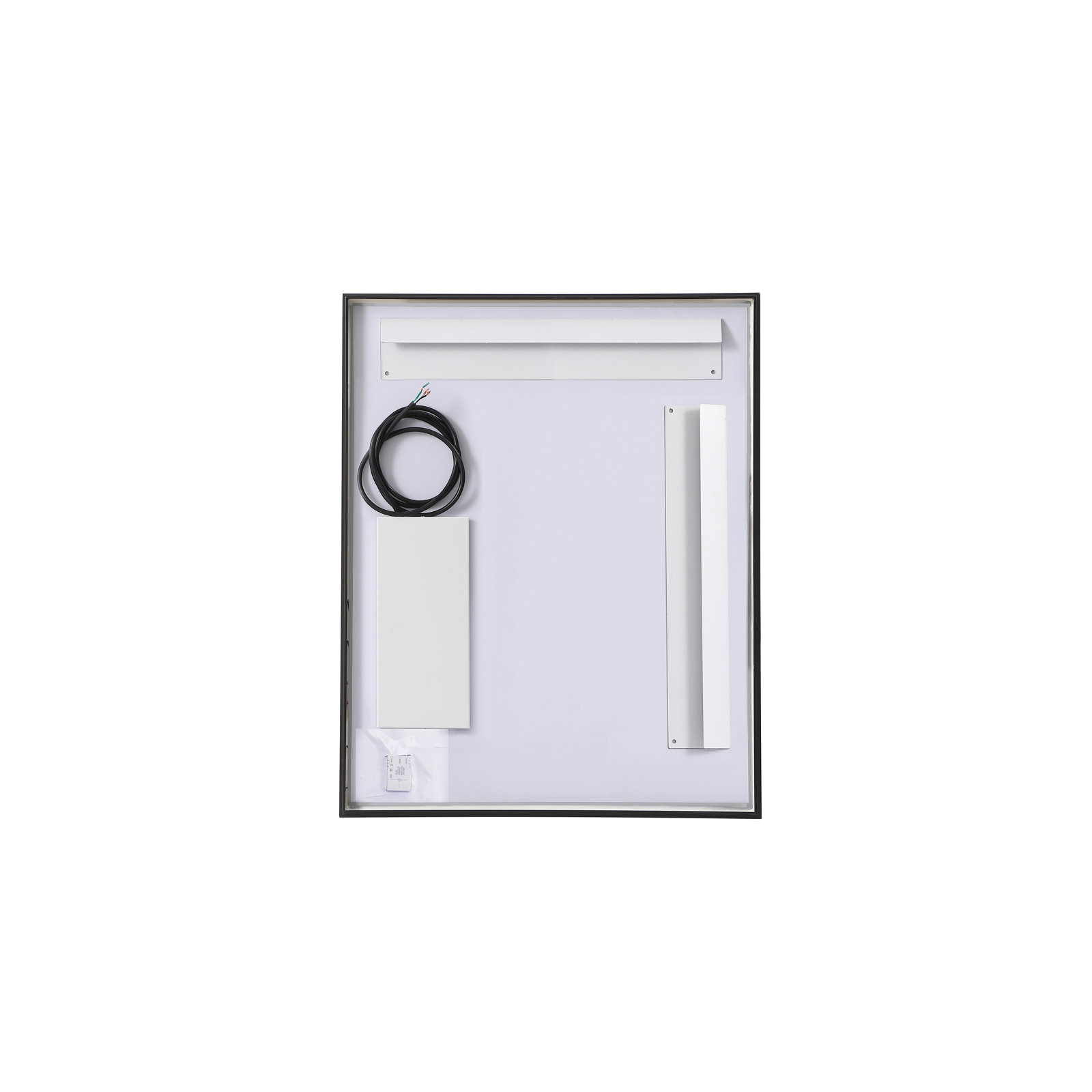 Piche Aluminium Mirror, 24" x 30", Black