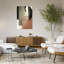 «Earthy Abstract Shapes Abstract Contemporary Geometric Architecture», impression d'art mural-129713070