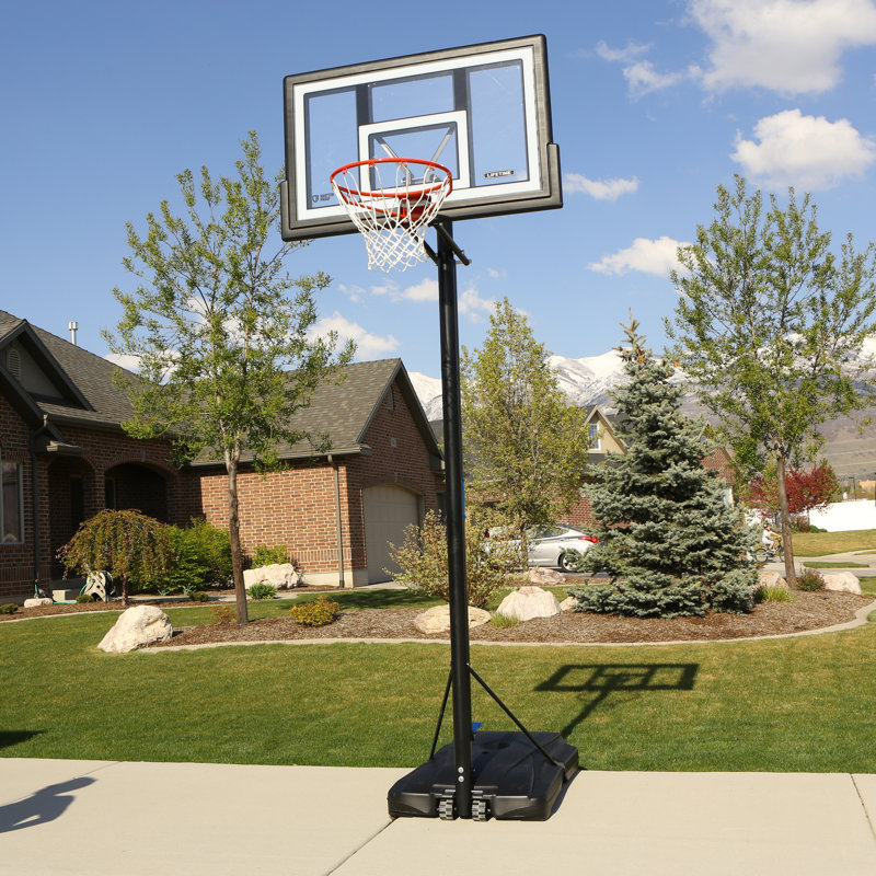 Lifetime Height Adjustable Portable Basketball Hoop (50" Polycarbonate Backboard)