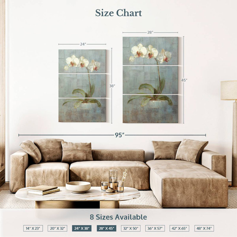 Harnek Elegant Orchid, 38" H x 24" W