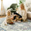 Tapis floral lavable doux à la mode pour décoration de dortoir-105705407