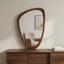 Miroir décoratif 24 "x 36" en bois massif irrégulier, pour chambre à coucher, salle de bain, salon, entrée-856875400
