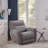 Upholstered Swivel With Recliner Function, Granite