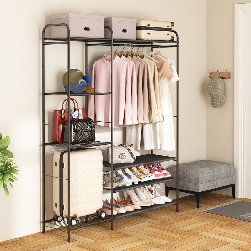 Nette 47.62'' Metal Clothing Rack
