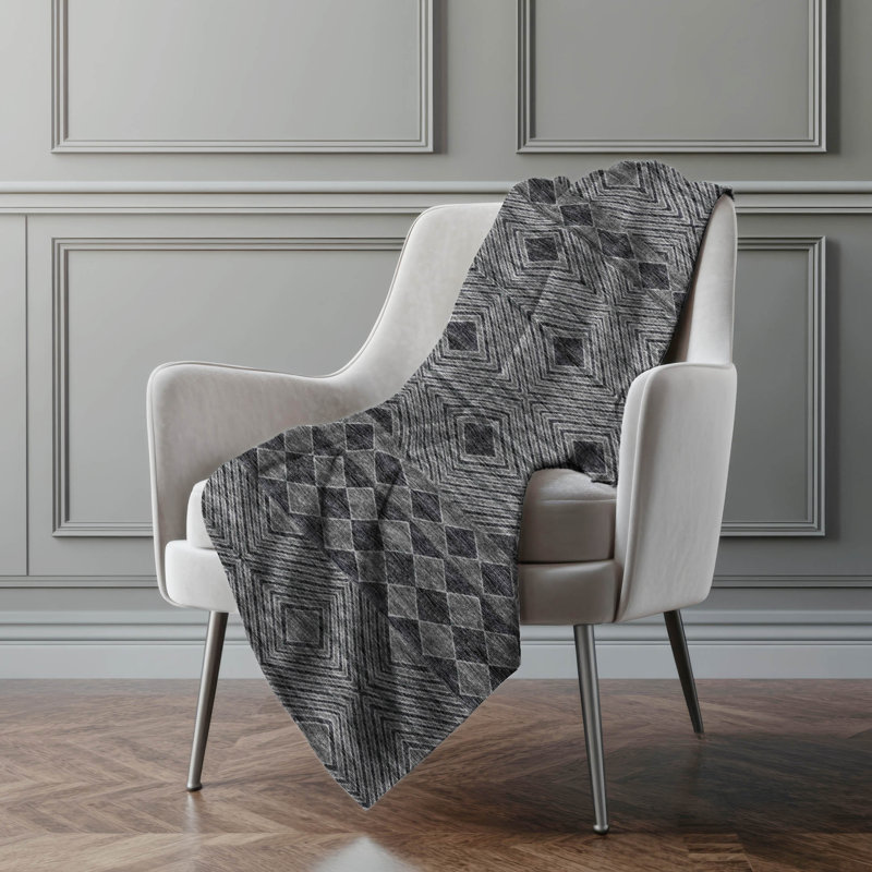 Jeté en sherpa Addison, Gris