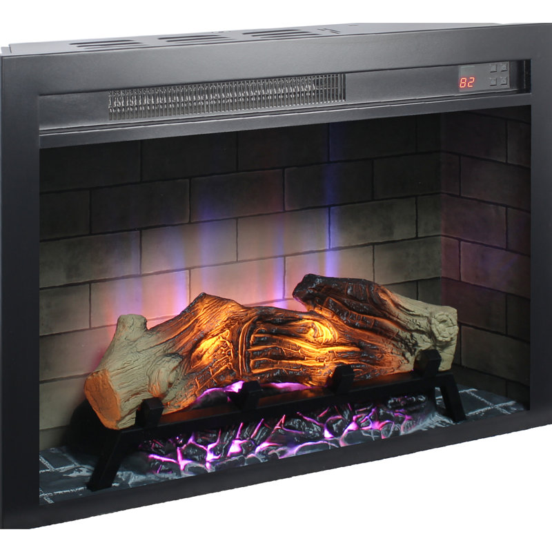 1400W Electric Fireplace: Heat Up Your Living Area Efficiently Fireplace Insert With Features: Peace Of Mind