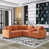 Chenille orange est en rupture de stock
