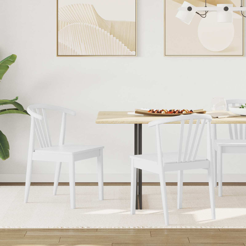 Tarunnam Solid Wood Accent, White