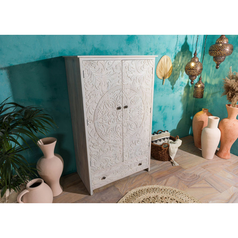 Kashmir 2 Door Solid Wood Wardrobe