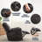 Claycomo 40.9'' Wide Modern and Overstuffed Soft Oversize Glider and Swivel Manual Recliner-789715436