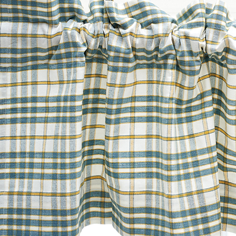 Simmons Plaid Cotton Valance Window Treatment