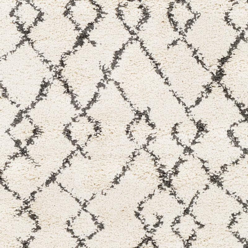 Lollar Geometric Polypropylene Rug, Square 7'10"