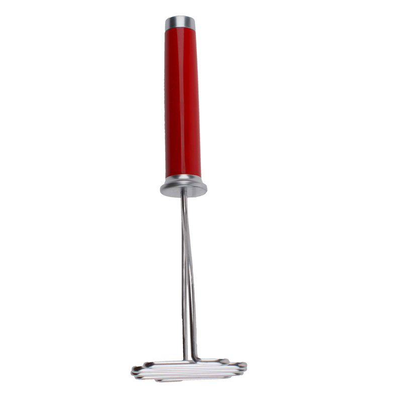 KitchenAid® Gourmet Stainless Steel Wire Masher, Red/Silver, Matte Red