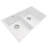Plymouth Low Divide 50/50 Double Bowl Undermount Granite Composite Undermount Sink-102743006