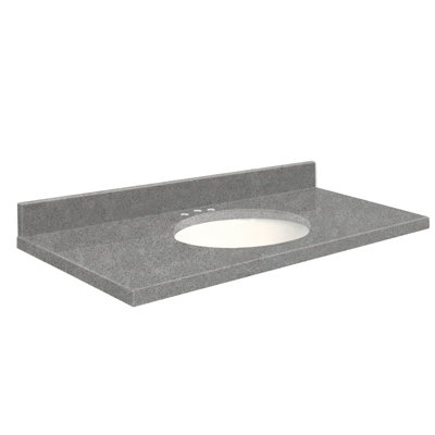 25'' Stone Single Bathroom Vanity Top with Sink