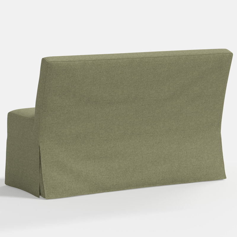 Stoffer Home x Cloth and Co. Lindy Upholstered Bench, Zuma Laurel Textured Linen