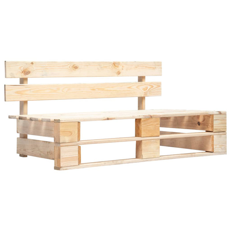 Addi Solid Wood Pine Outdoor Bench