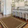 Non-Slip Bordered Area Rug For Living Room, Hallway, Entryway Rug